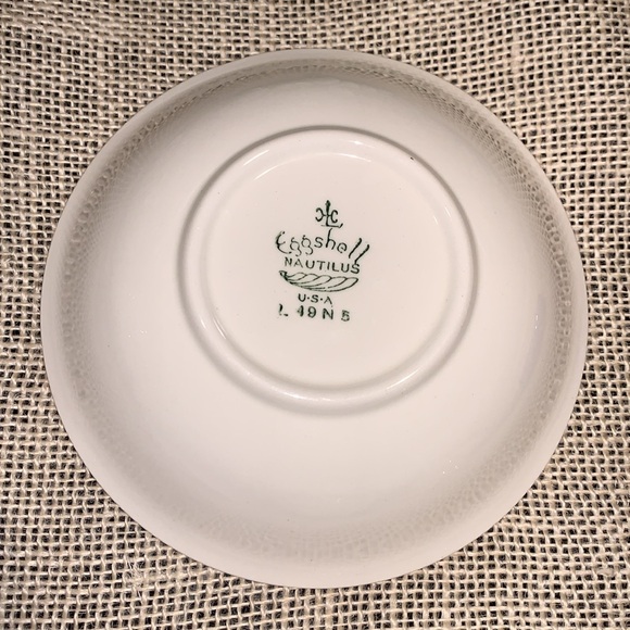 Fruit Dessert Bowl Eggshell Nautilus “Cashmere” by Homer Laughlin 1940’s - Picture 5 of 6